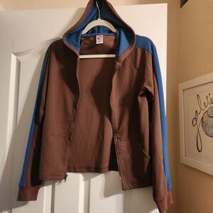 Brown & Blue Sports Jacket